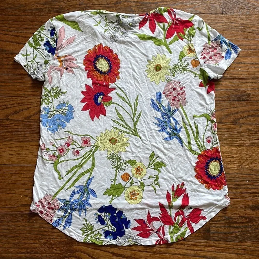 Workshop Republic Clothing Floral Short Sleeve T-shirt